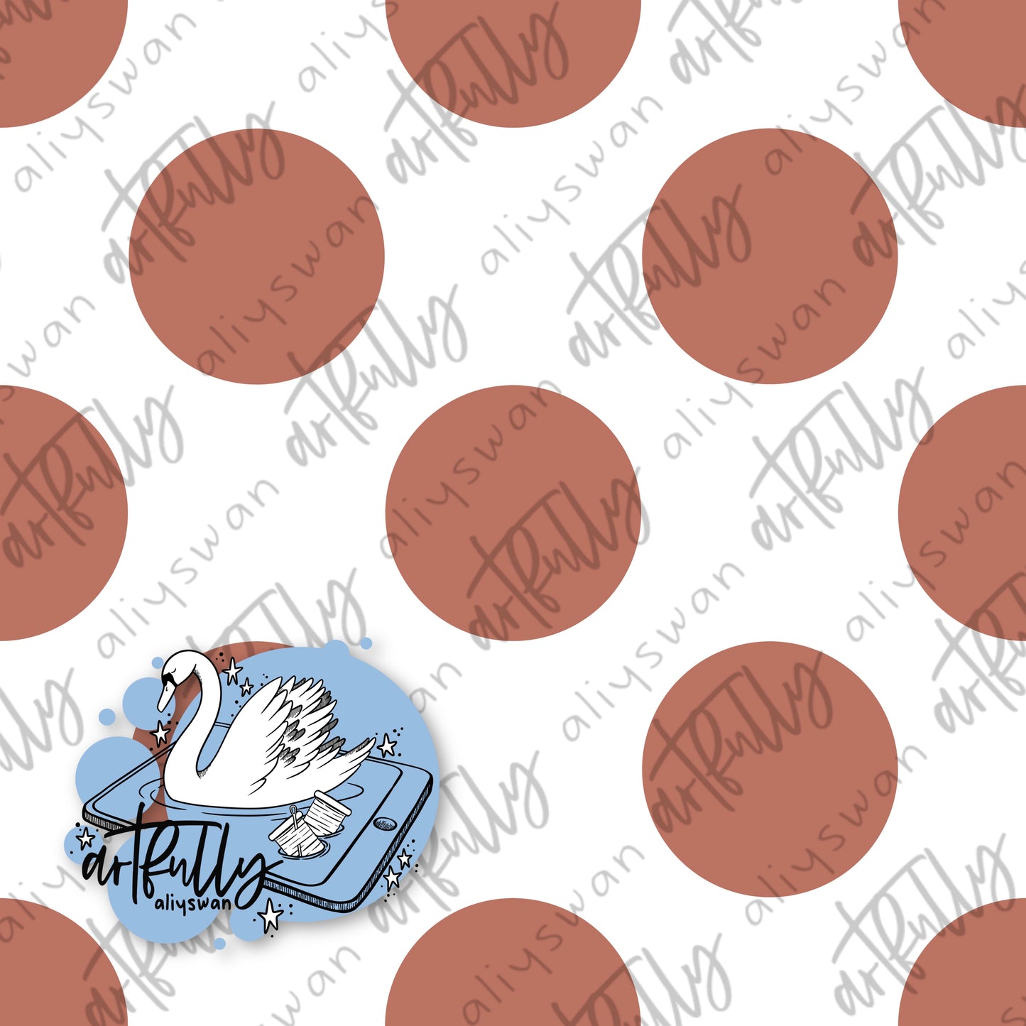 Cottagecore Polka Dots Seamless File - MULTIPLE OPTIONS