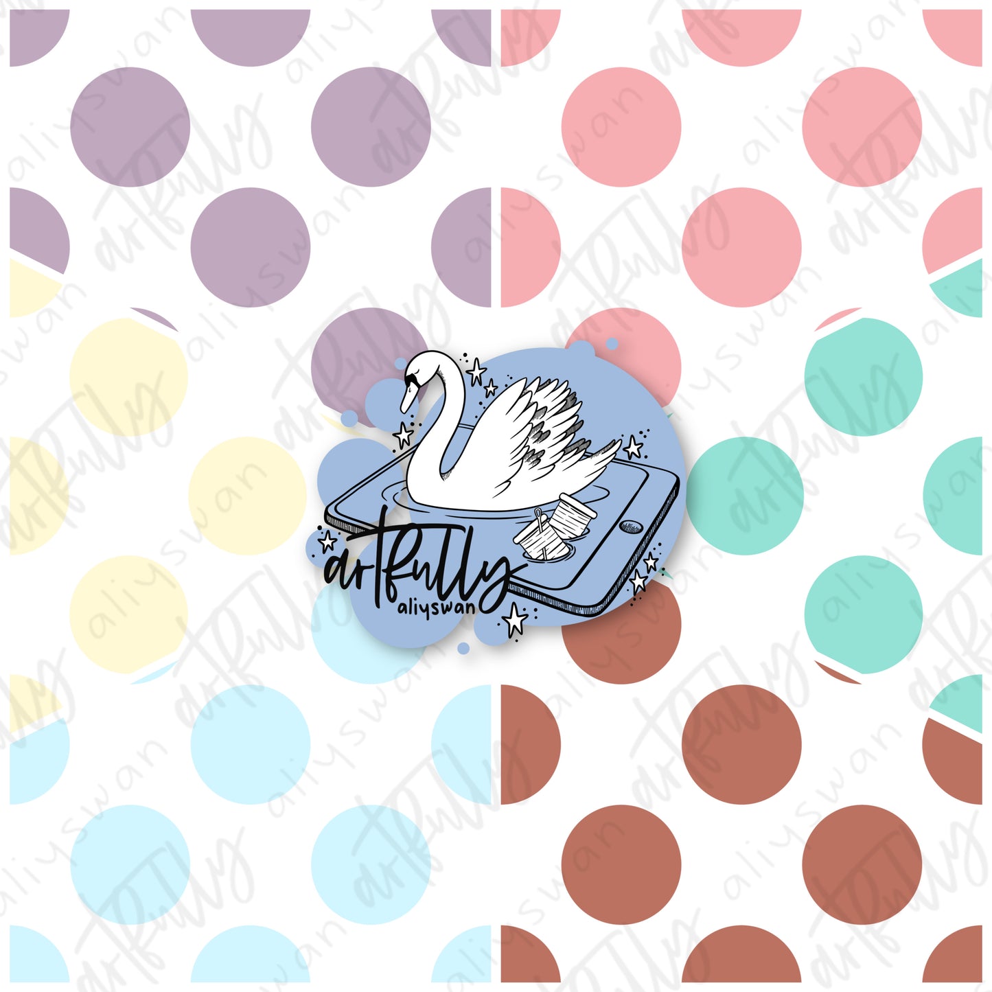 Cottagecore Polka Dots Seamless File - MULTIPLE OPTIONS