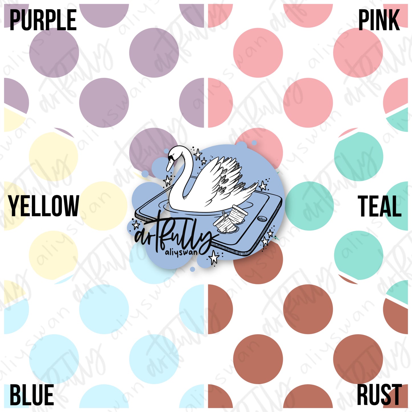 Cottagecore Polka Dots Seamless File - MULTIPLE OPTIONS