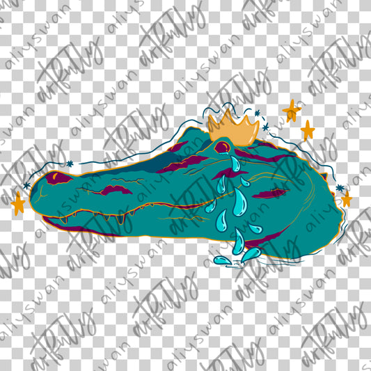 Alligator Prince PNG File