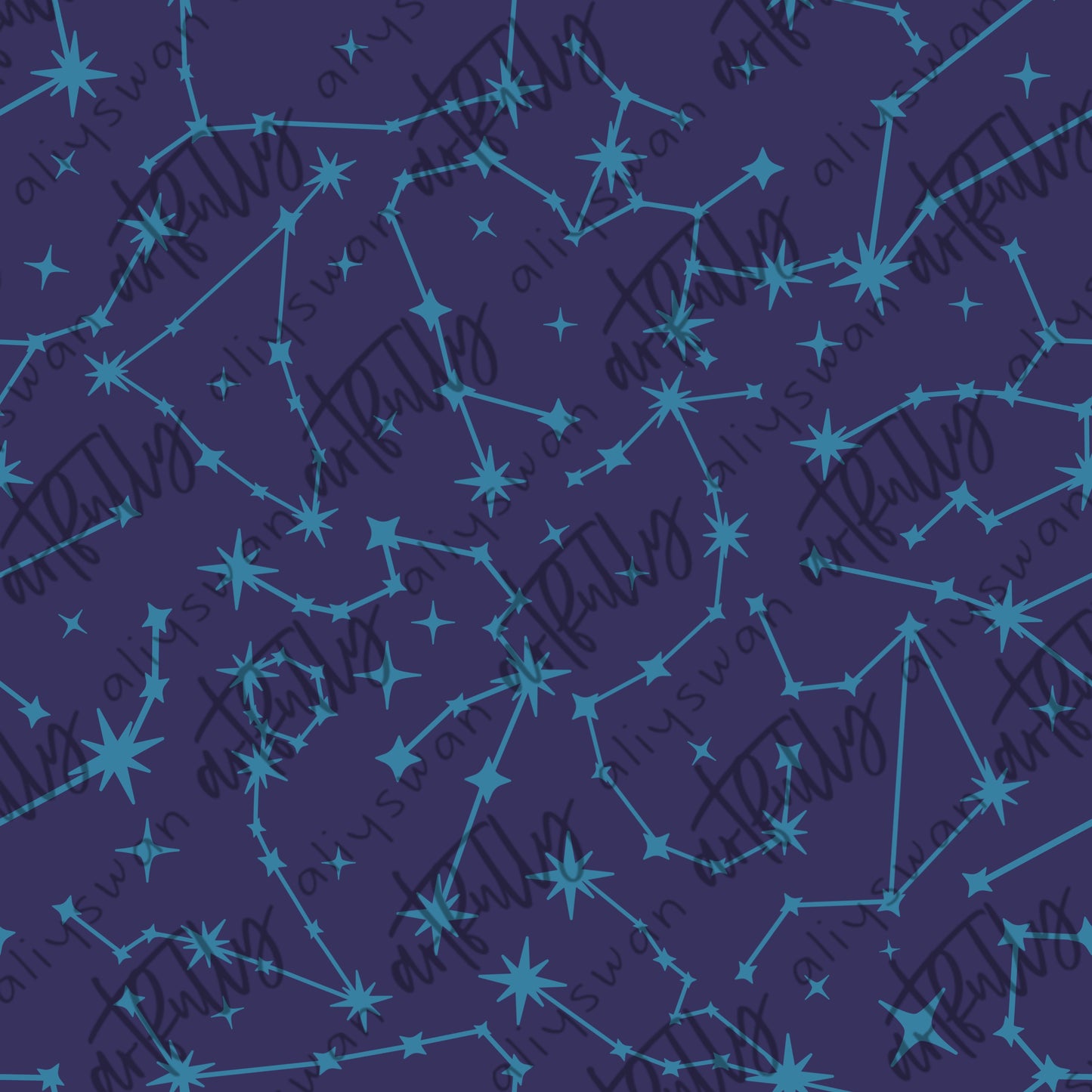 Aussie Dog Zodiac Coordinate Seamless File - MULTIPLE OPTIONS