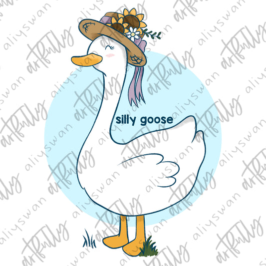 Silly Goose PNG File - MULTIPLE OPTIONS