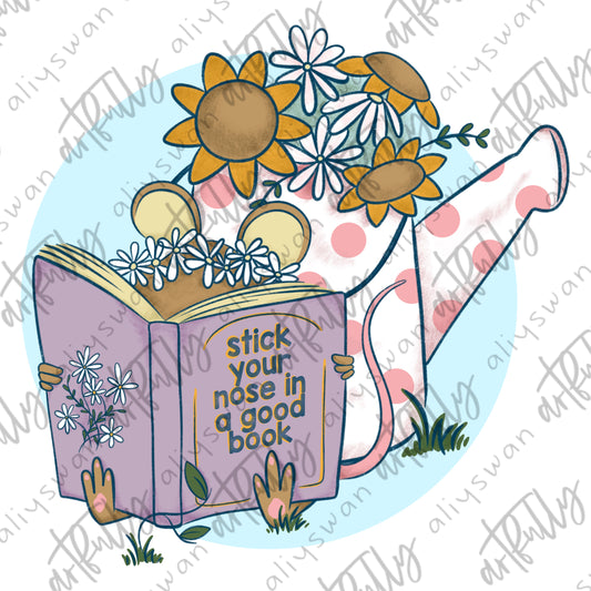 Reading Mouse PNG File - MULTIPLE OPTIONS