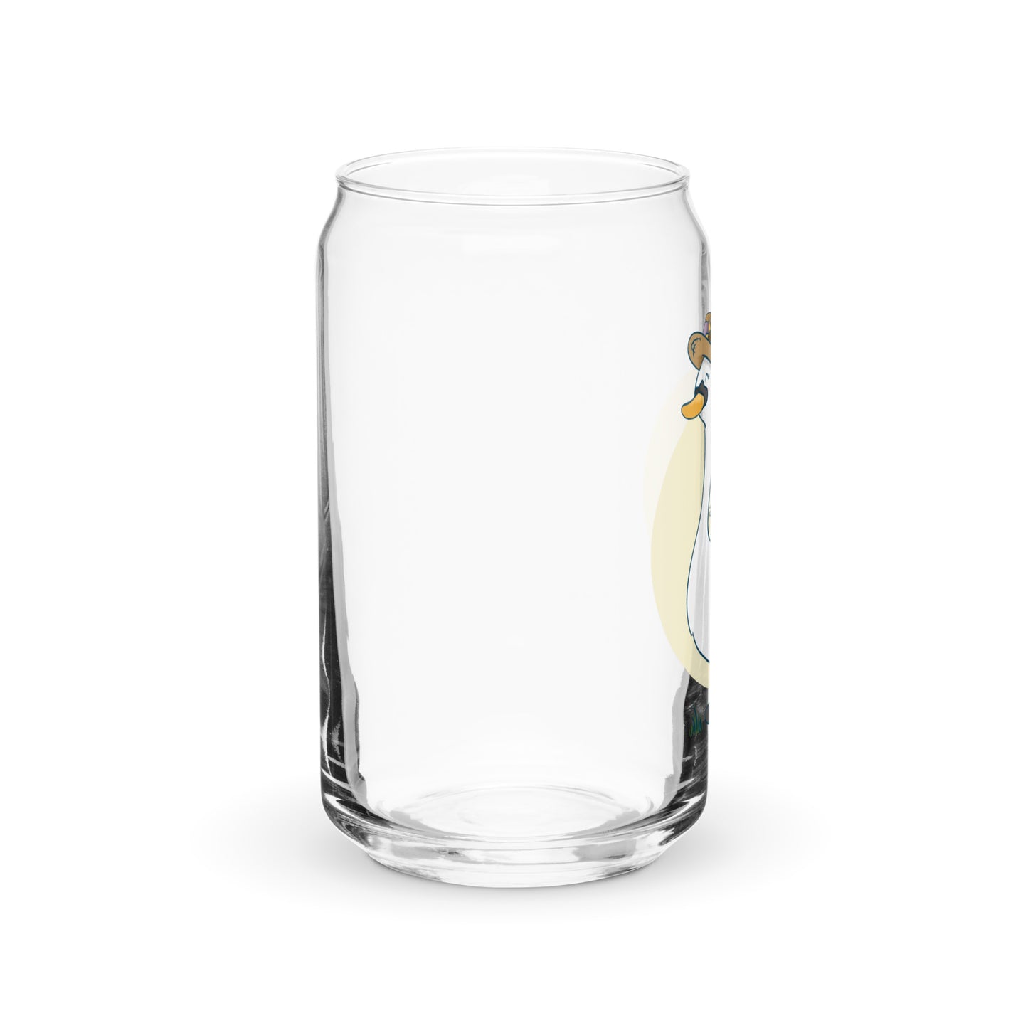 Artfully Aliyswan Cottagecore Swan Glass Can