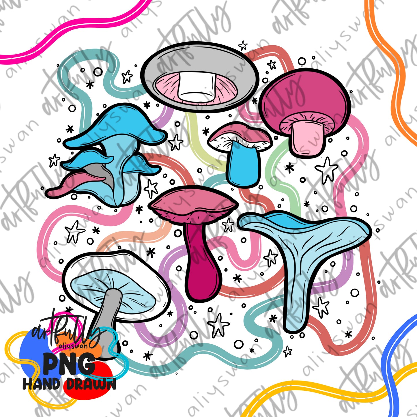 Pride Mushrooms File - MULTIPLE OPTIONS