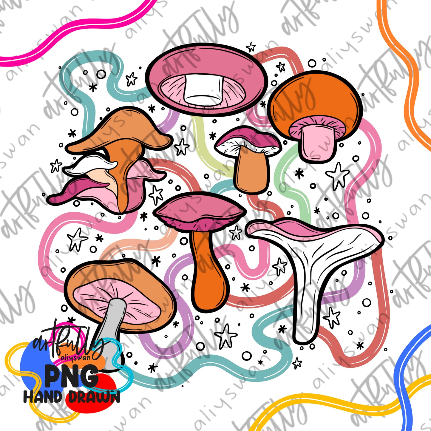 Pride Mushrooms File - MULTIPLE OPTIONS