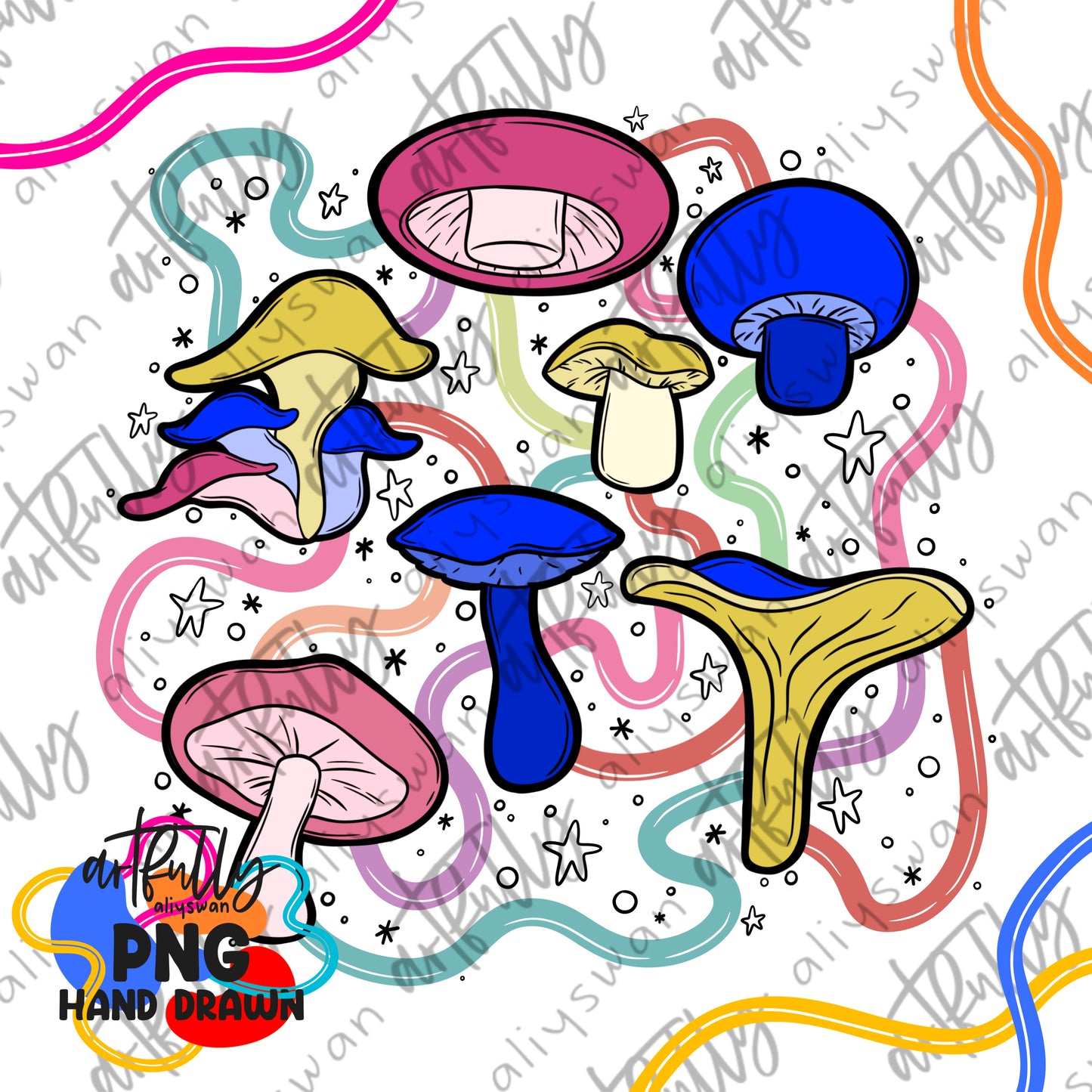 Pride Mushrooms File - MULTIPLE OPTIONS