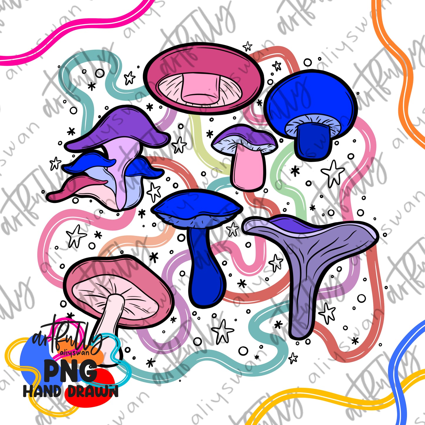 Pride Mushrooms File - MULTIPLE OPTIONS