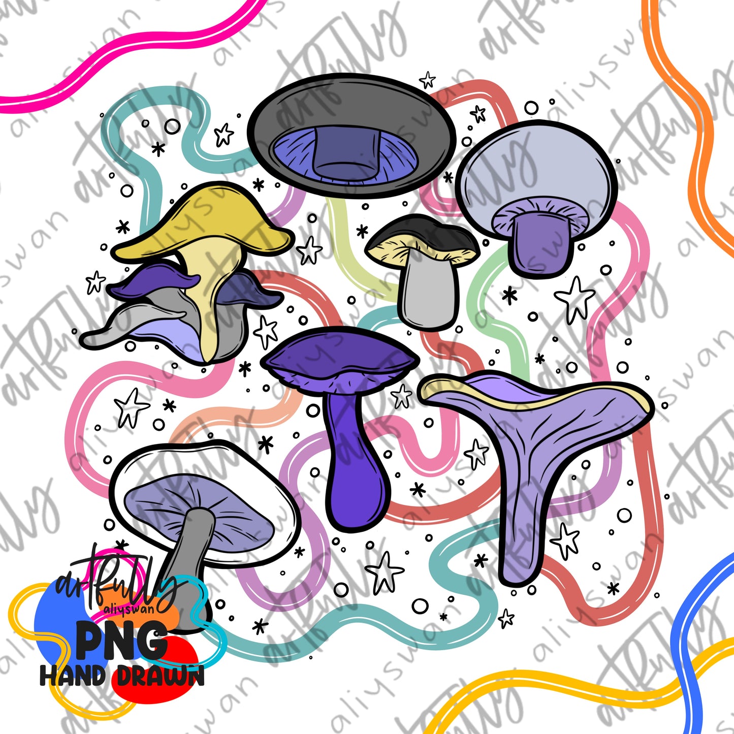 Pride Mushrooms File - MULTIPLE OPTIONS