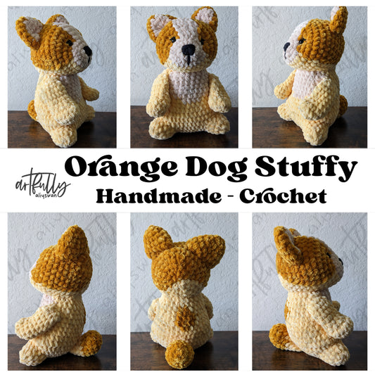 Orange Dog Stuffy - READY TO SHIP