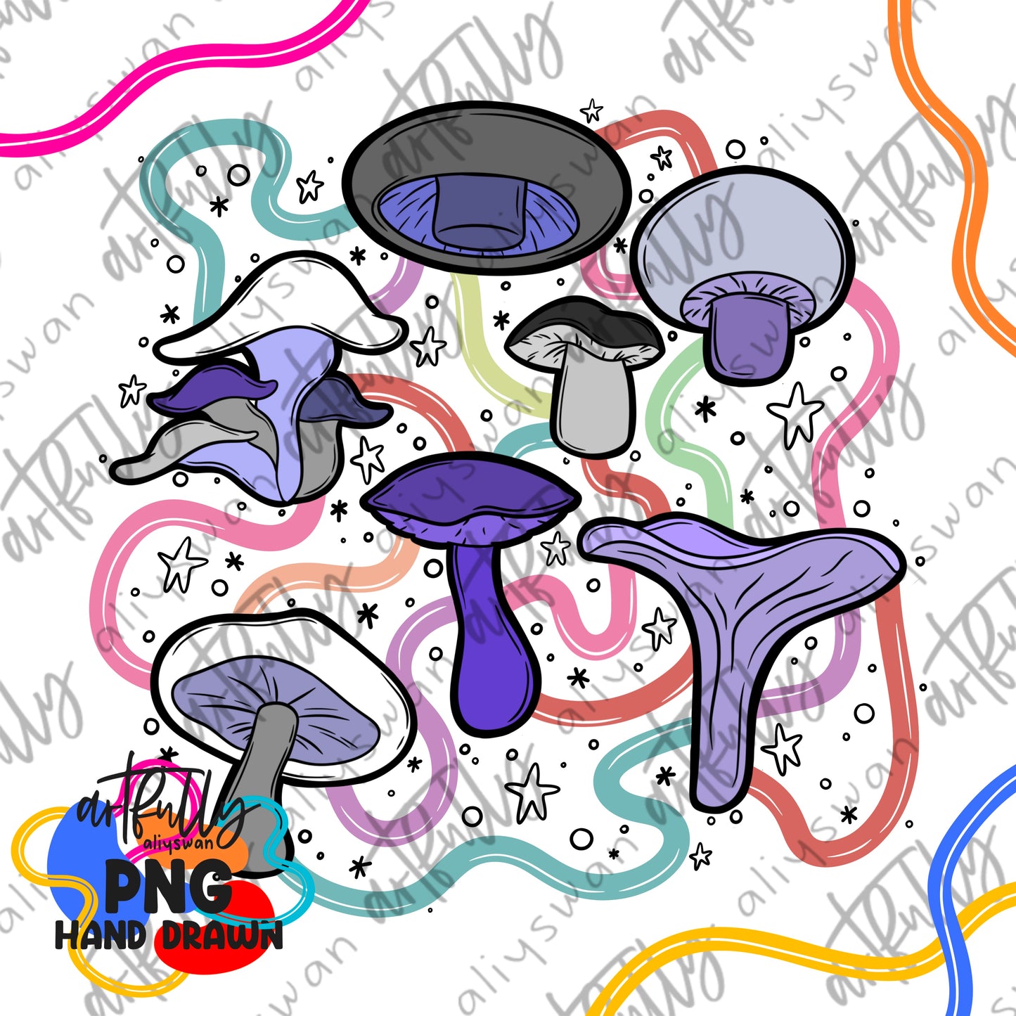 Pride Mushrooms File - MULTIPLE OPTIONS