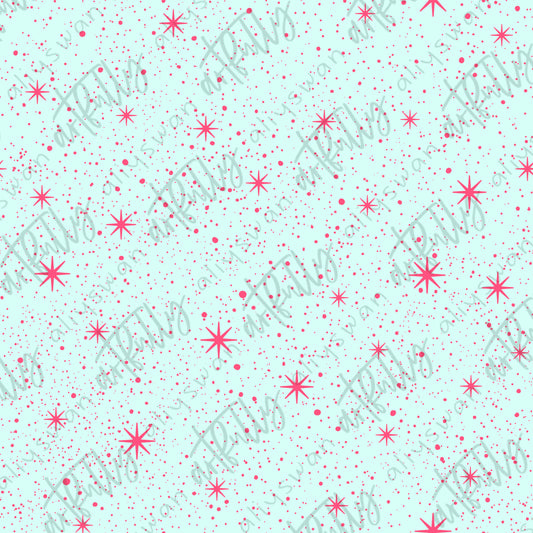 Sweet Pink Coordinate Seamless File - Blue/Pink Stars