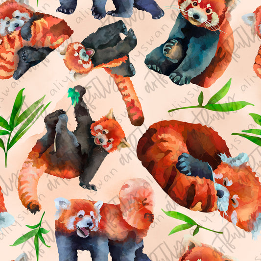 Red Panda Seamless File