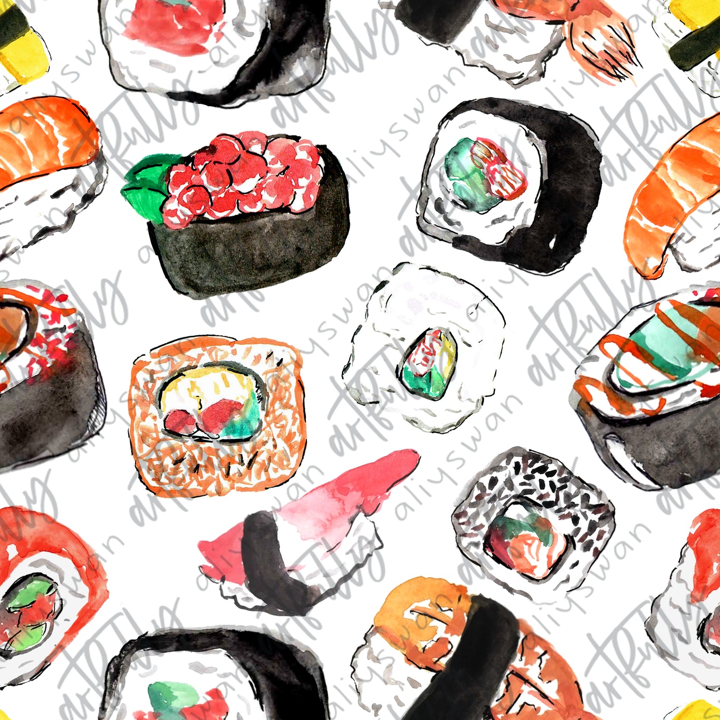 Sushi Seamless File - White