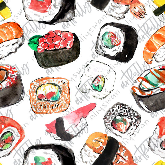 Sushi Seamless File - White