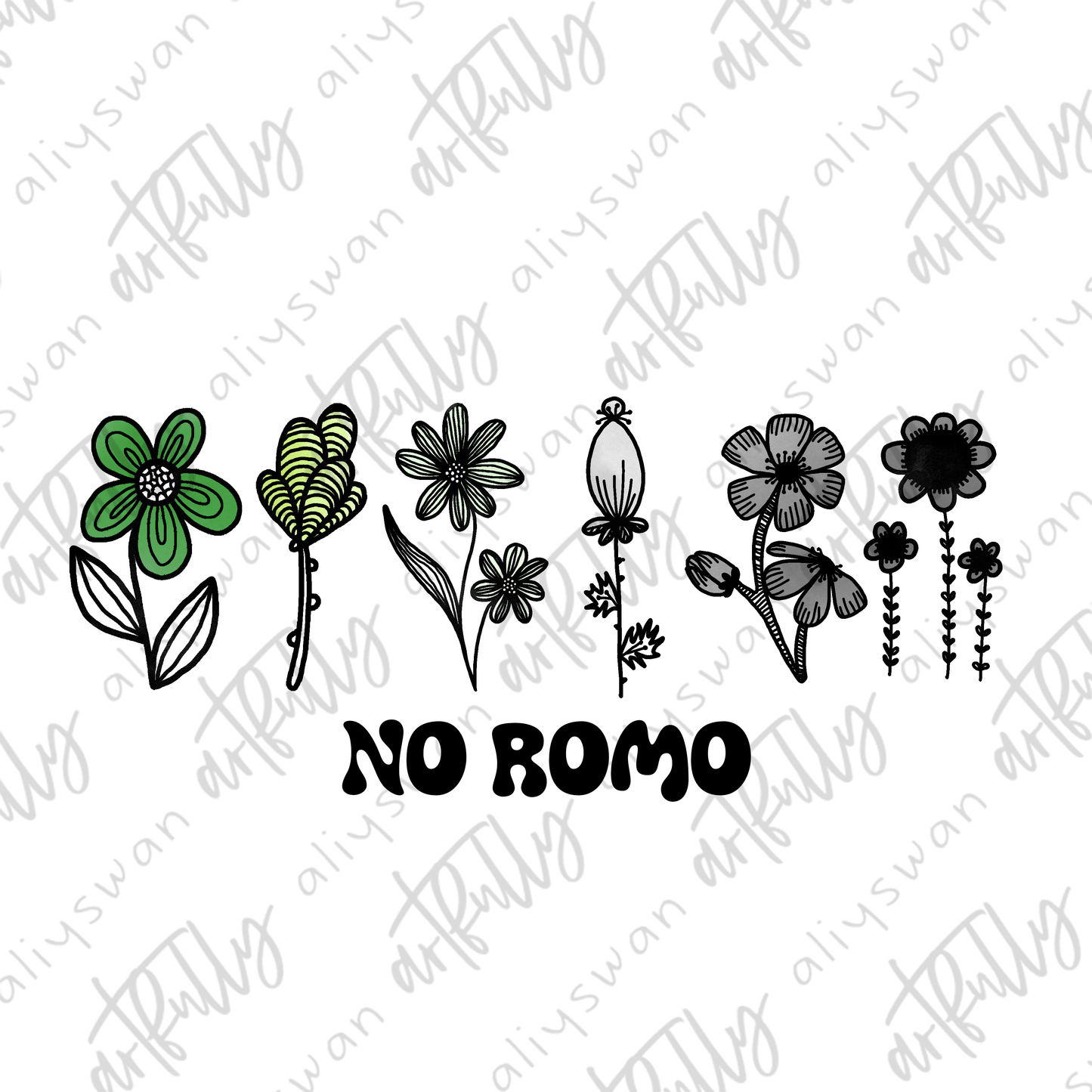 Wild Pride PNG - Aromantic