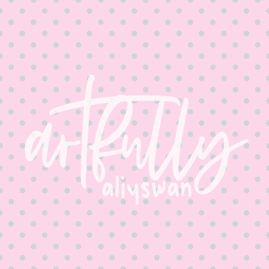 Peony Pink Dot Coordinating Seamless File