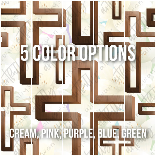 Wooden Cross Seamless File - MULTIPLE OPTIONS