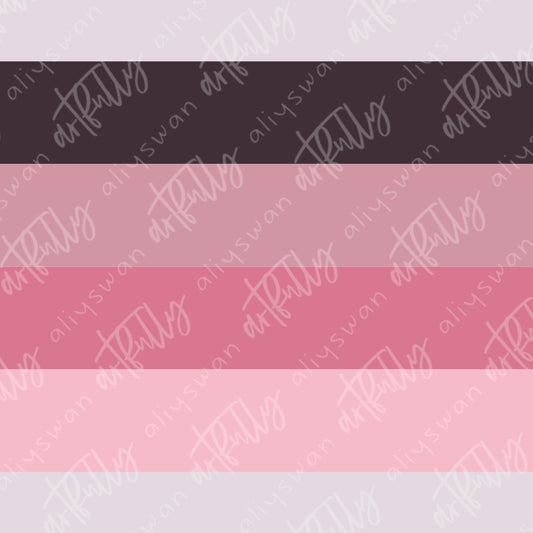 Spooky Babe Coordinate Seamless File - Pink Stripes - Designer Challenge July/August 2022