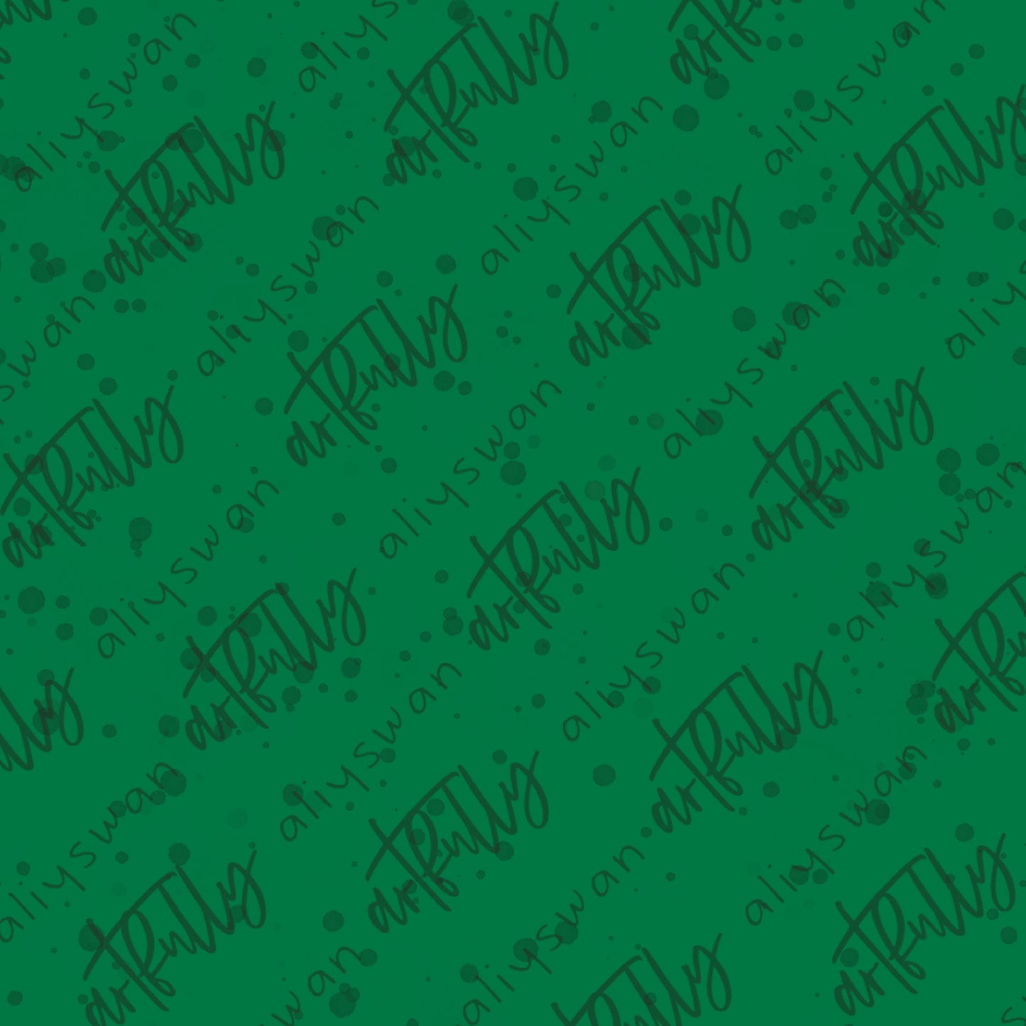 Vintage Christmas Seamless File - Green Coordinate
