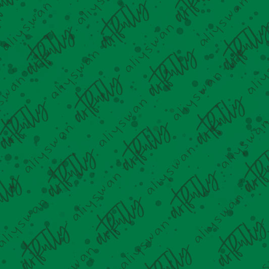 Vintage Christmas Seamless File - Green Coordinate