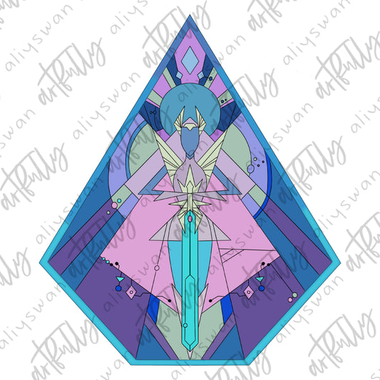 Sword Princess “Mural” PNG