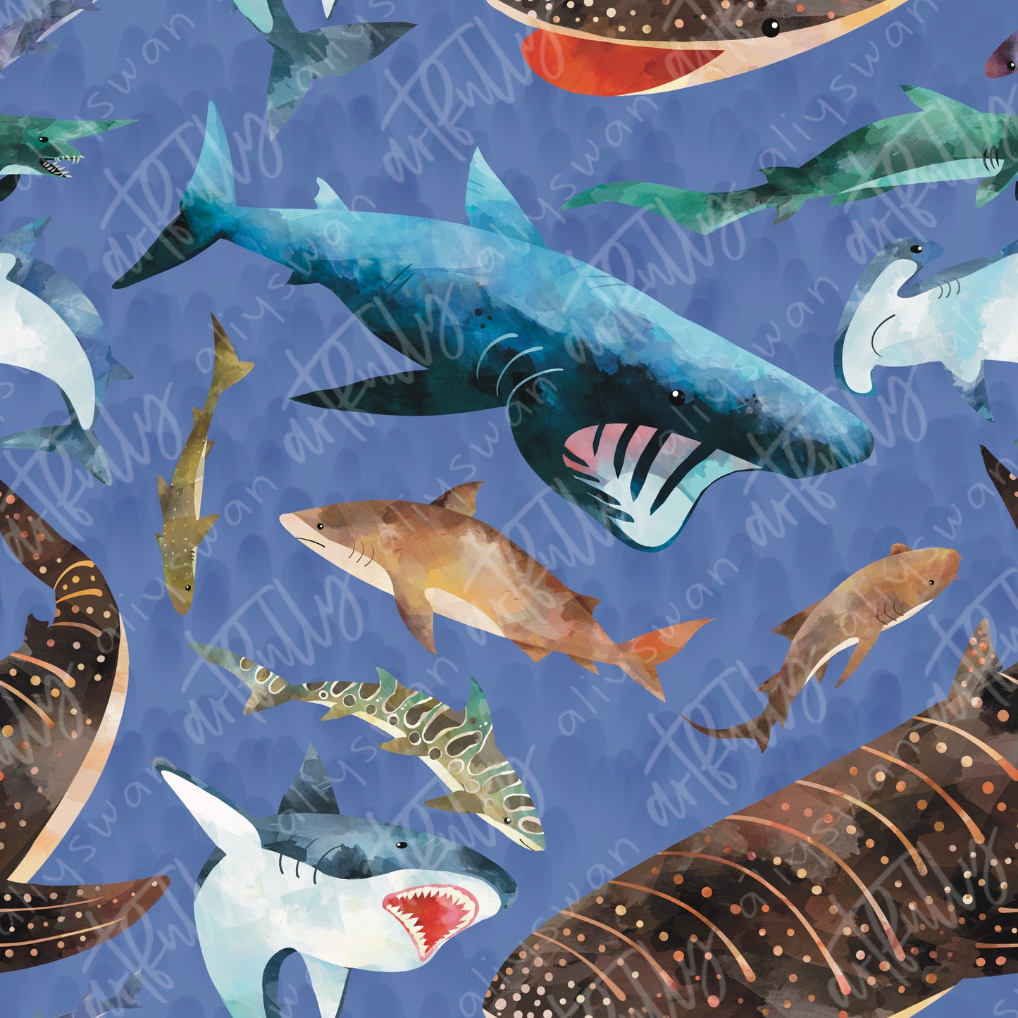 Sharks Seamless File