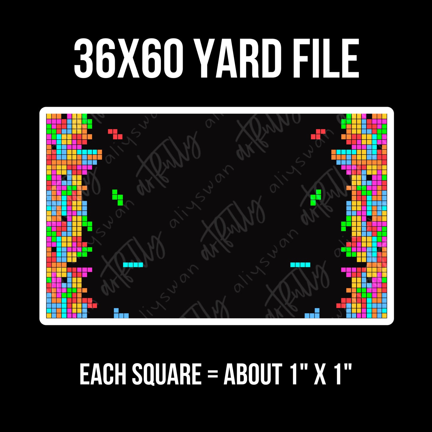 Blocks Video Game YARD File - MULTIPLE OPTIONS