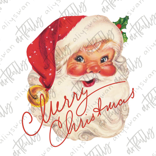 Vintage Christmas PNG - Santa