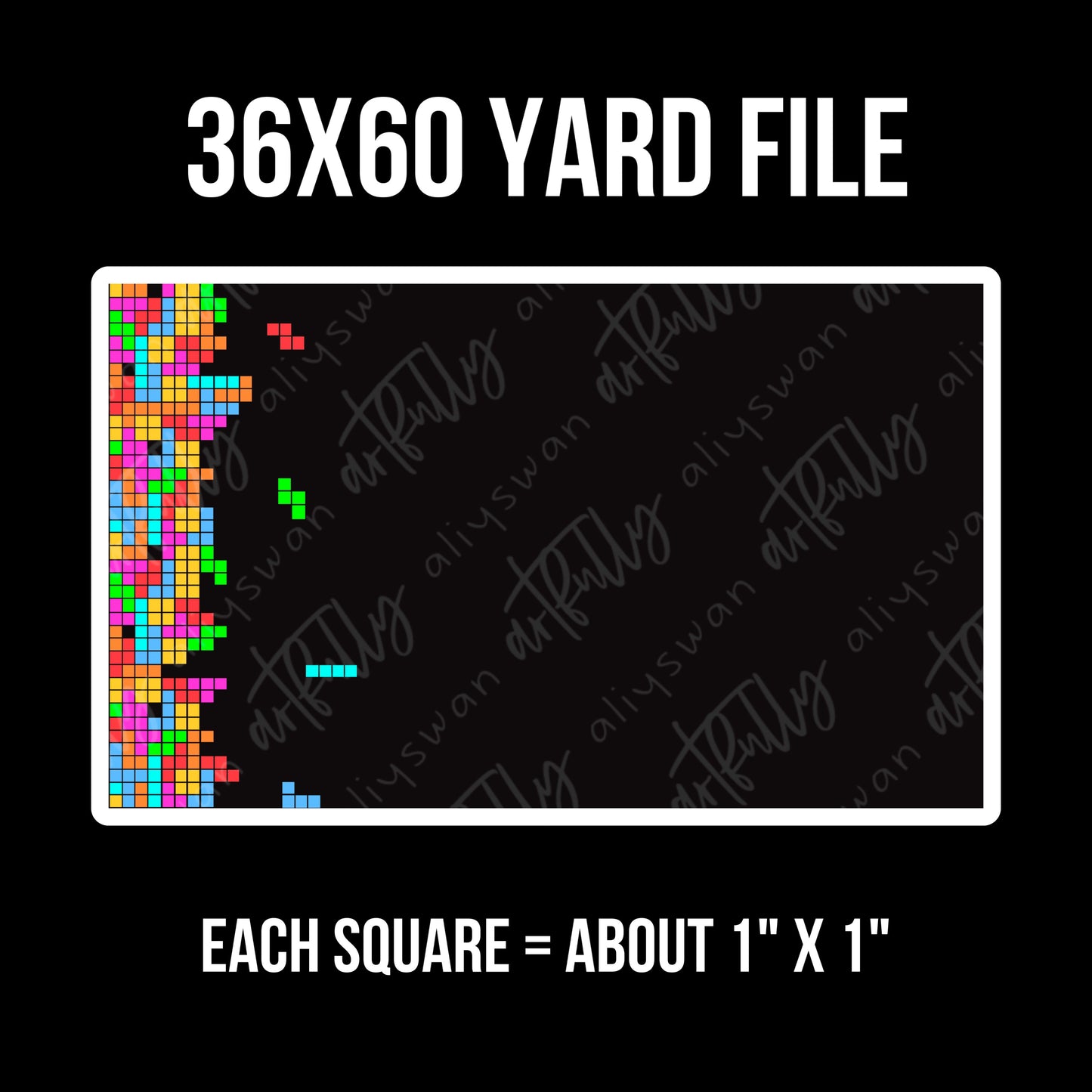 Blocks Video Game YARD File - MULTIPLE OPTIONS