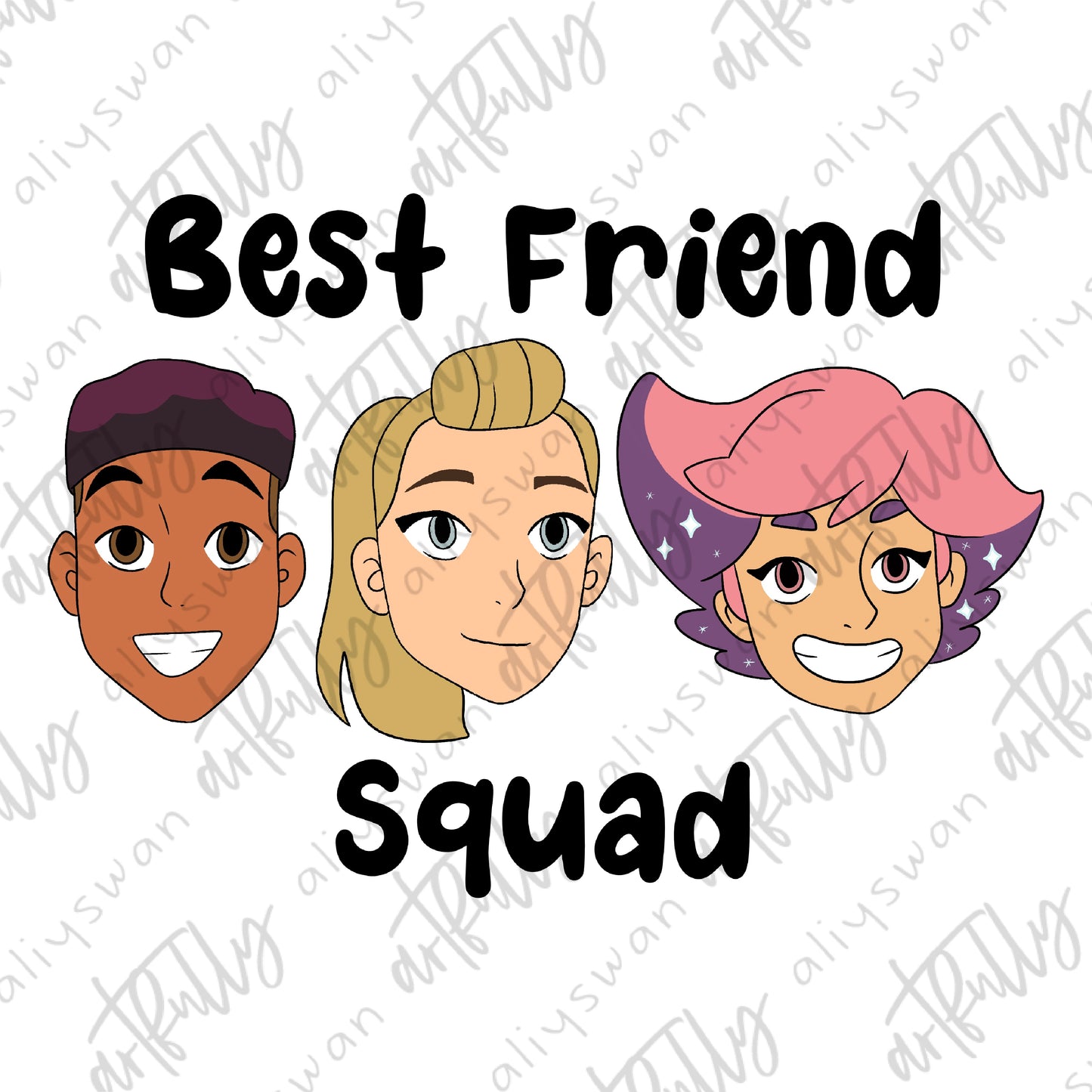 Sword Princess “BFF” PNG