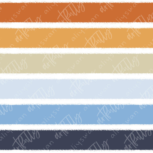 Aussie Dog Seamless File Coordinate - Stripes