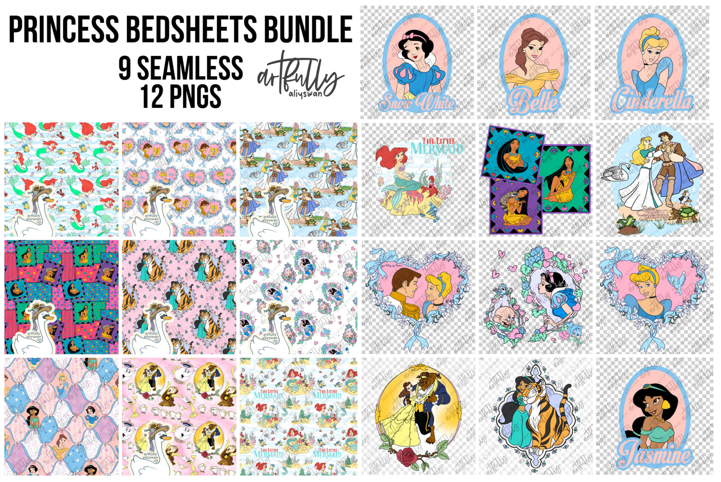 Princess Bedsheets Bundle