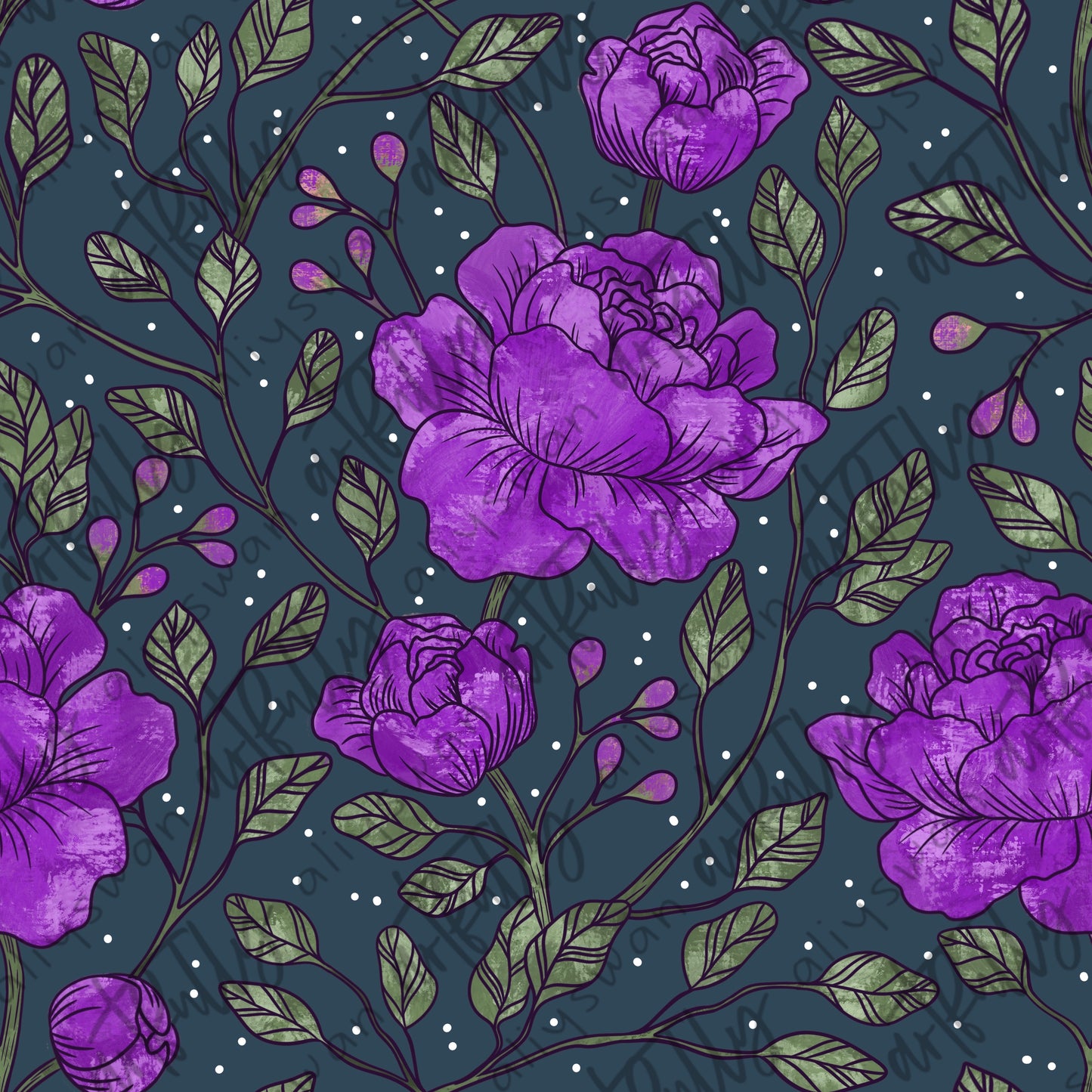 “The Florals” Seamless File