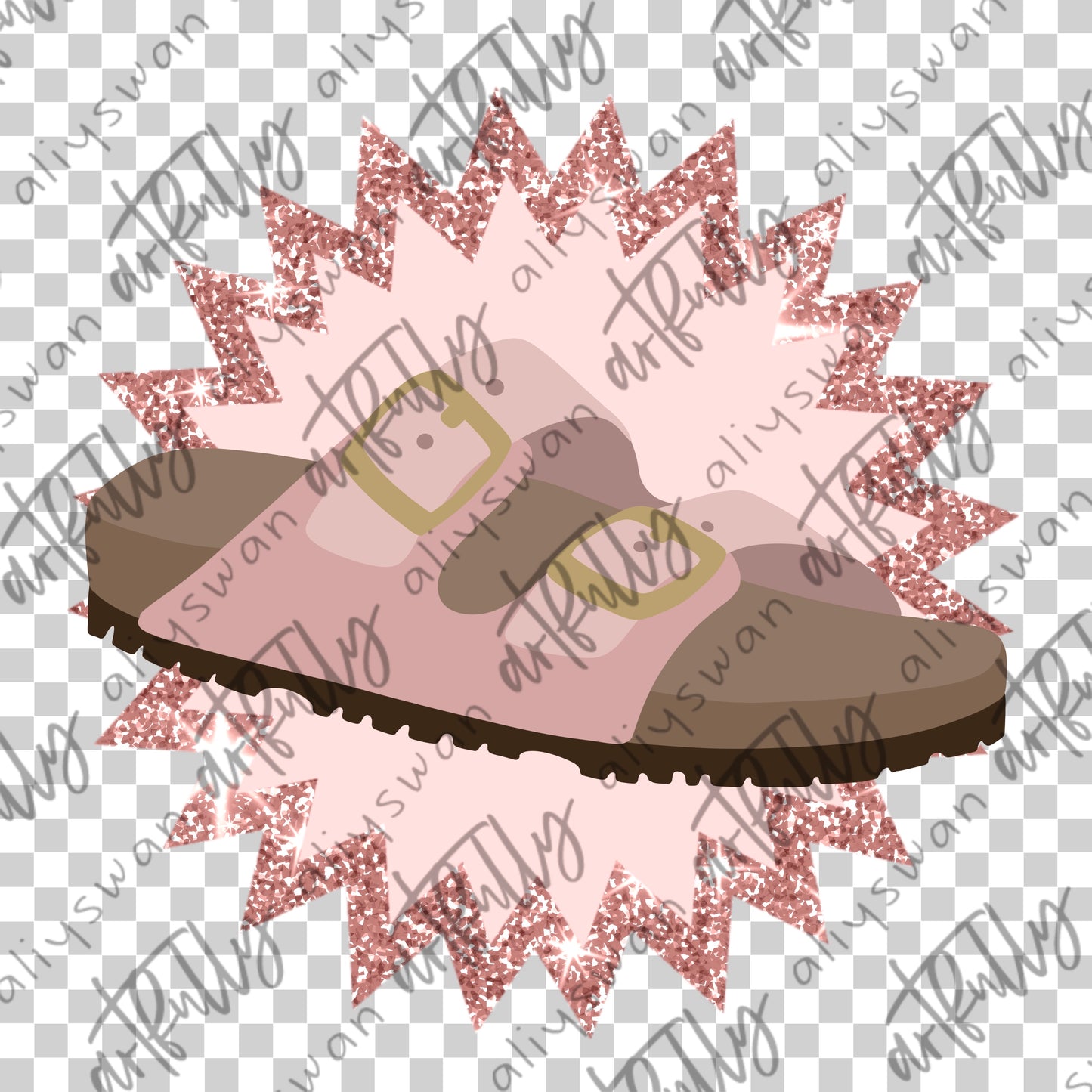 Pink Sandal PNG