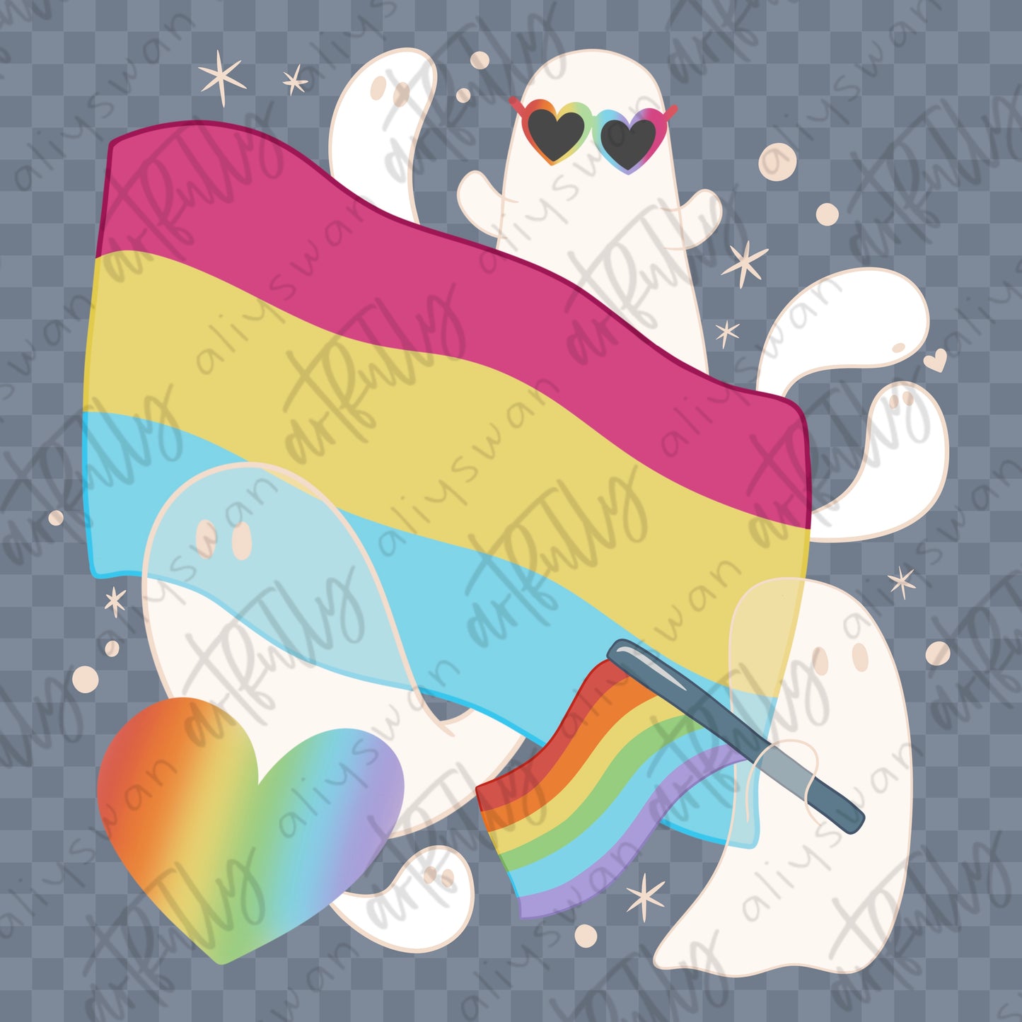 Pride Ghosts PNG File - MULTIPLE OPTIONS