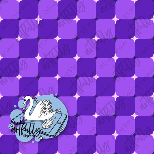 Purple Checker Seamless File