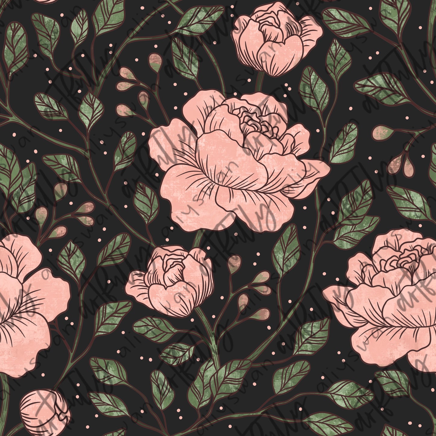 “The Florals” Seamless File