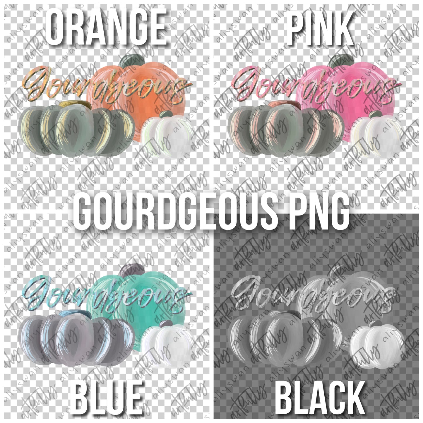 Gourdgeous PNG - MULTIPLE OPTIONS