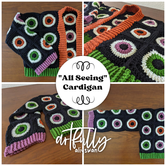 All Seeing Crochet Cardigan