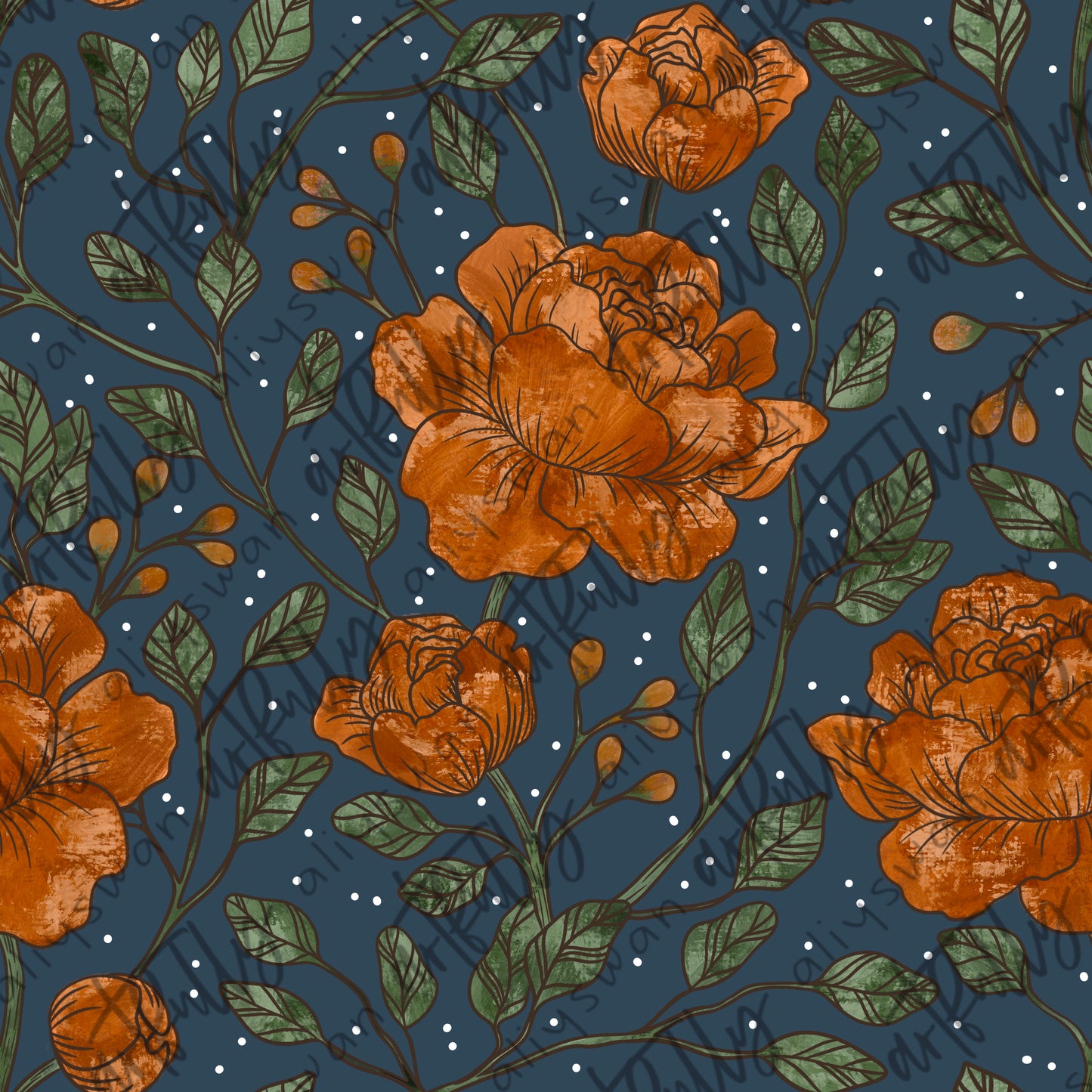 “The Florals” Seamless File