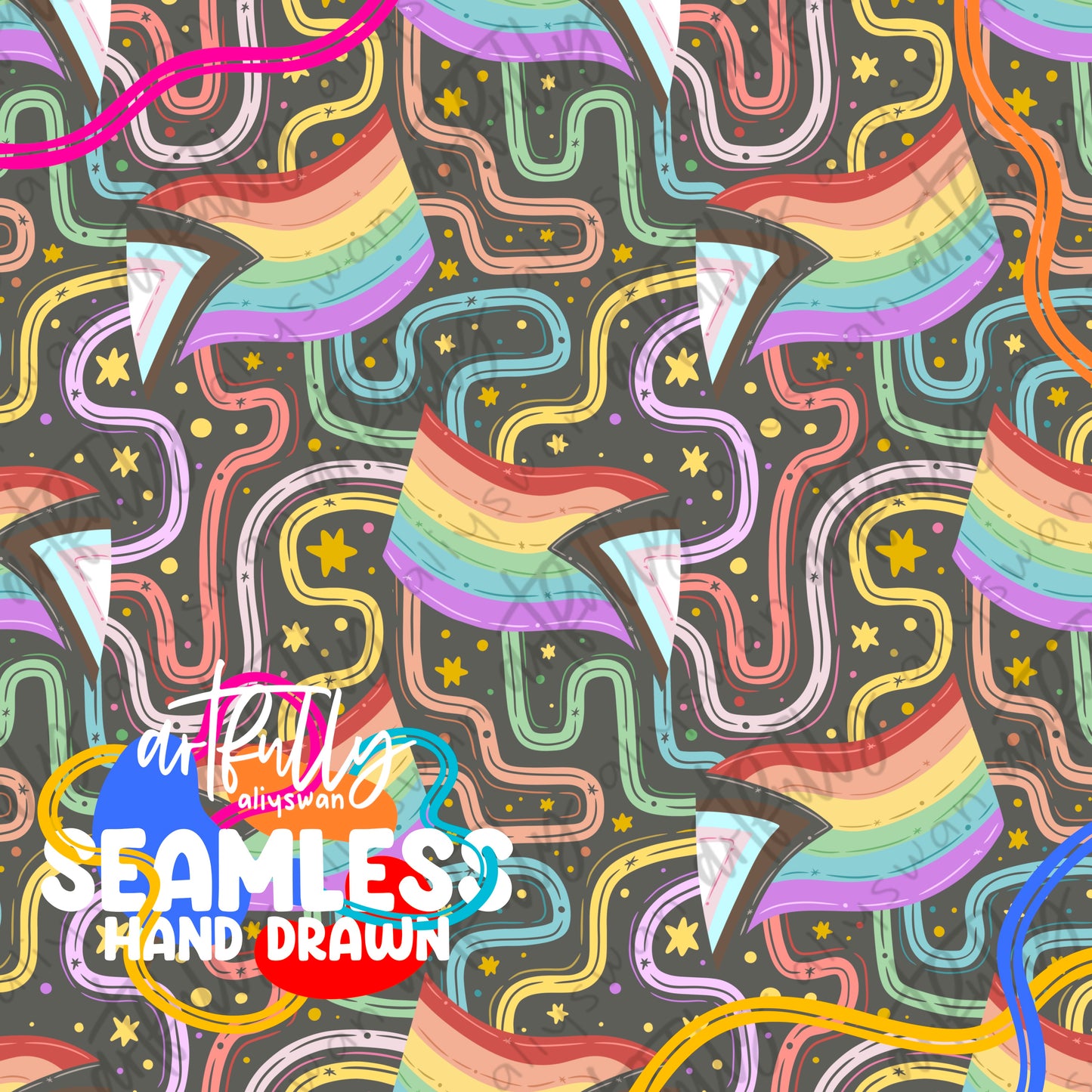 Pride Squiggles File - MULTIPLE OPTIONS