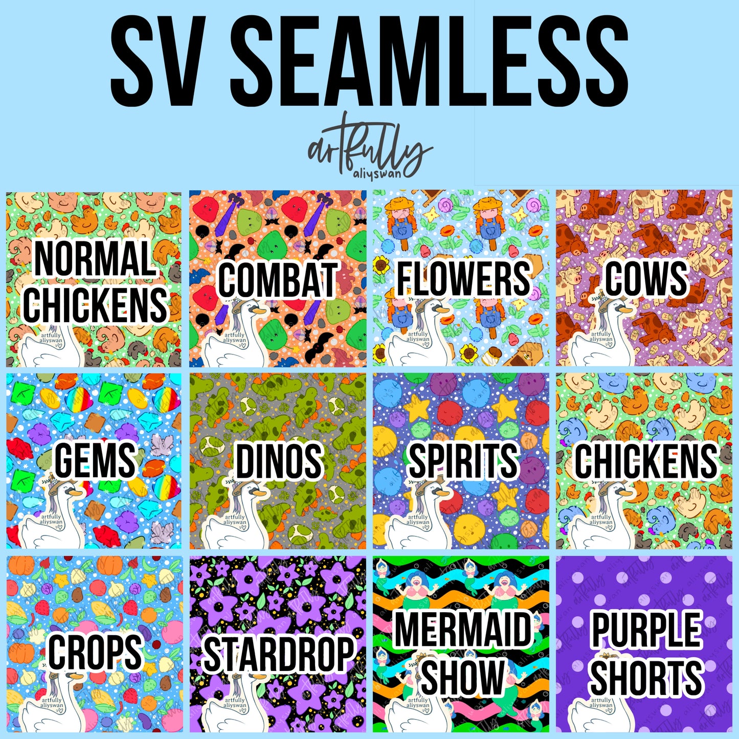 SV Seamless File - MULTIPLE OPTIONS