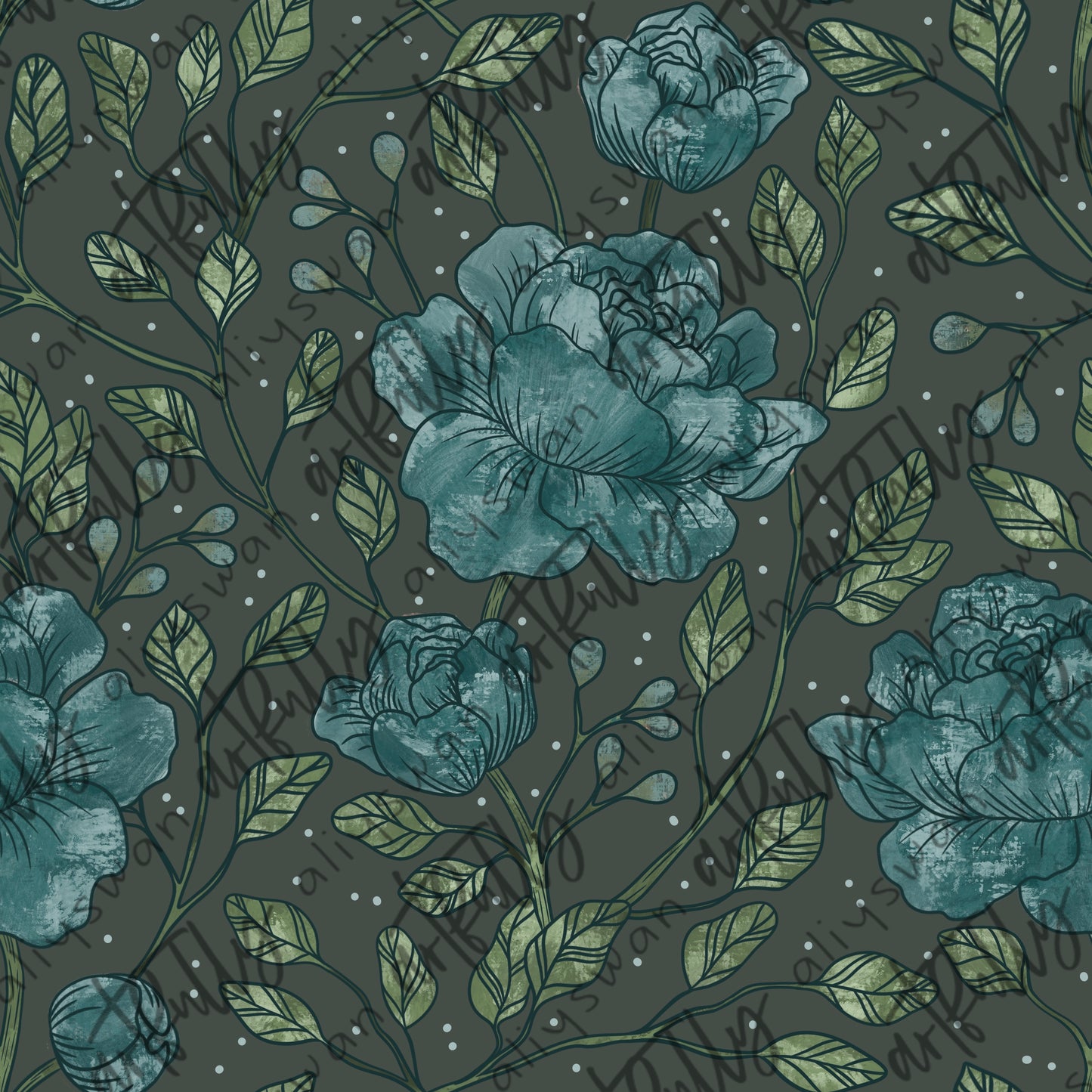 “The Florals” Seamless File