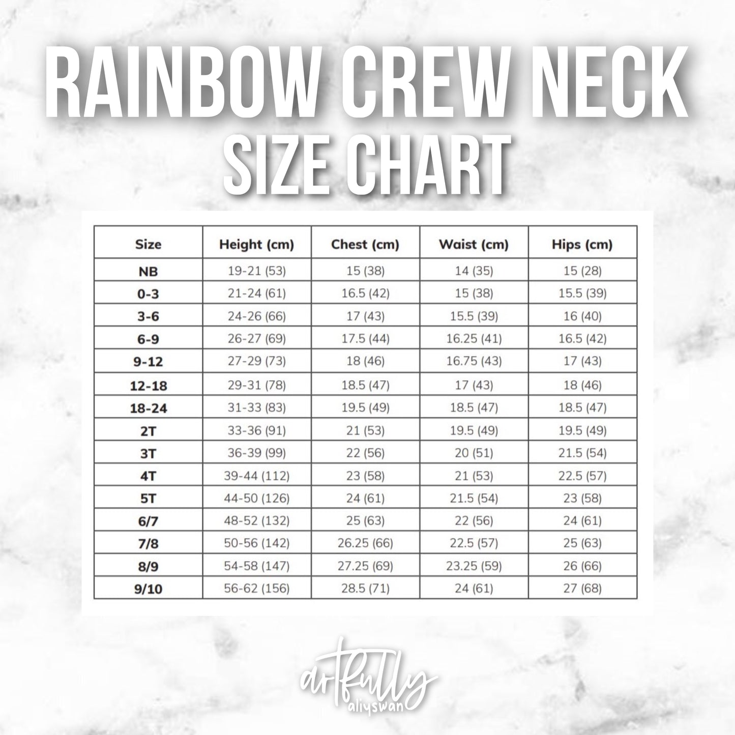 Rainbow Crew Neck - MADE TO ORDER