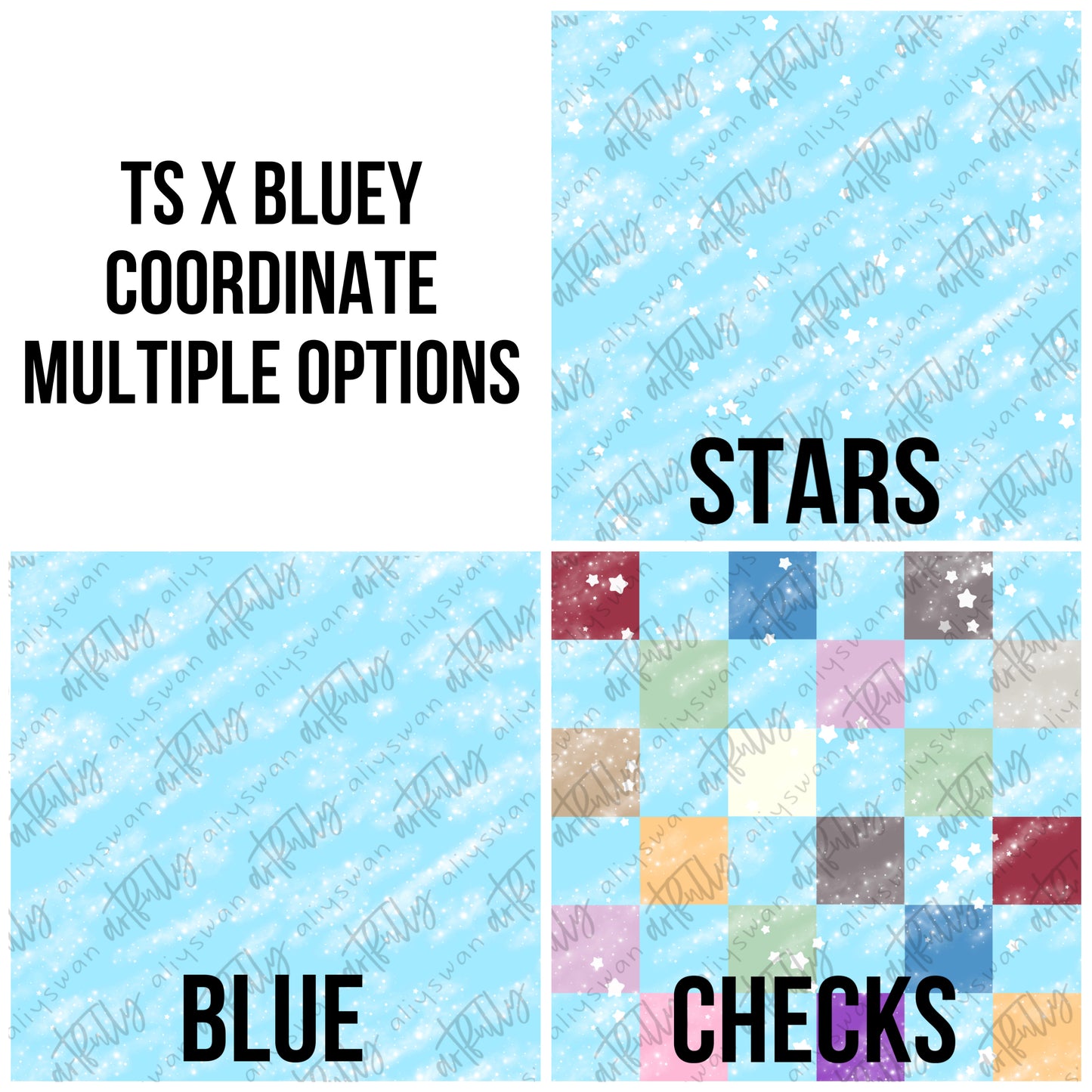 TS x B COORDINATE Seamless File - MULTIPLE OPTIONS