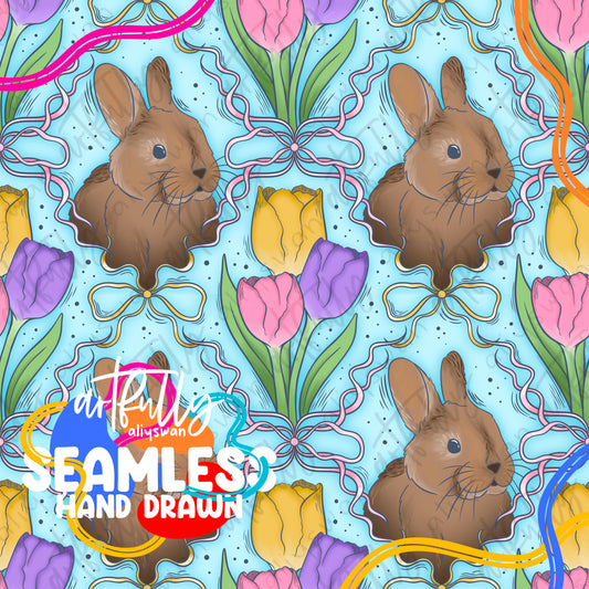 Tulip Bunny Seamless File