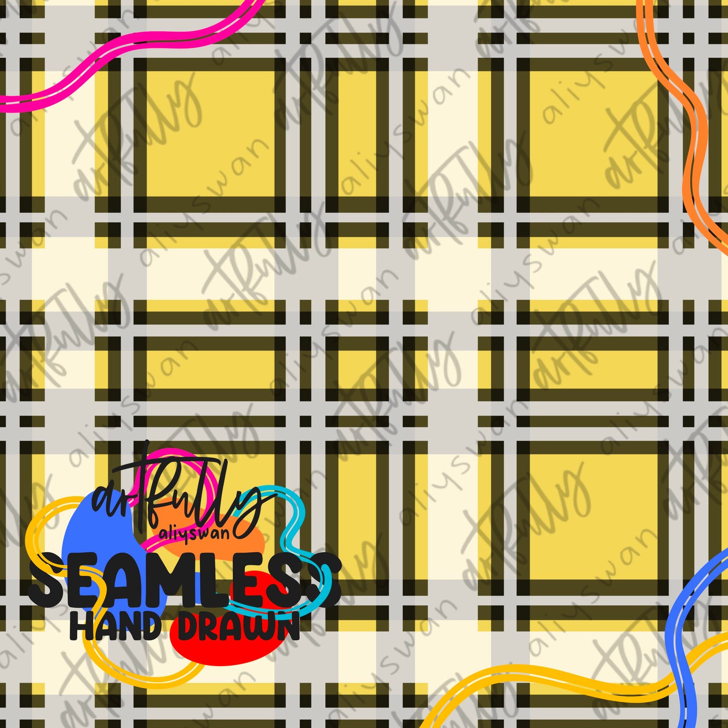 Yellow Plaid Seamless File