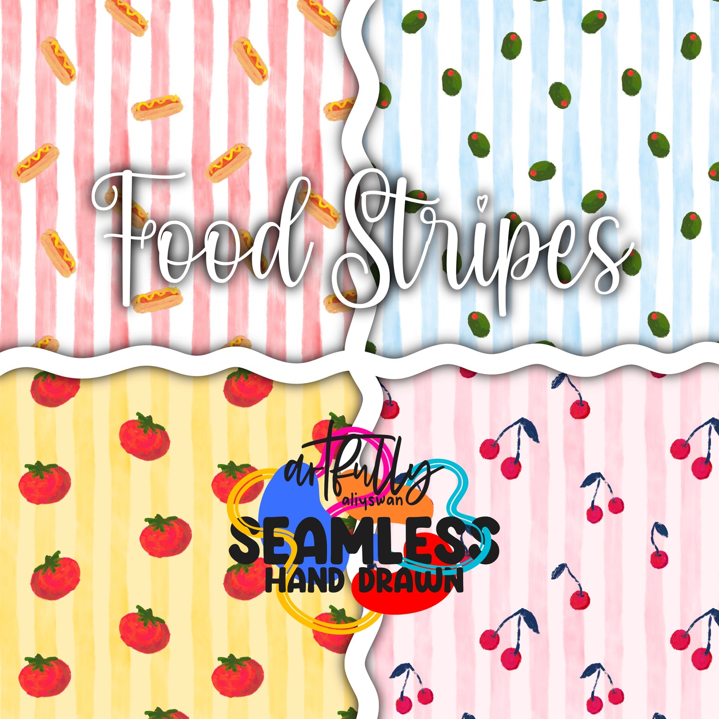 Food Stripes - MULTIPLE OPTIONS