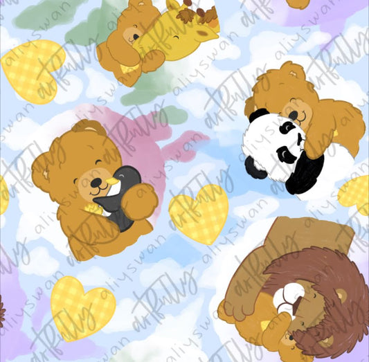 Hugging Bear Seamless File